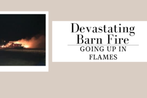 Devastating Barn Fire; Going up in Flames