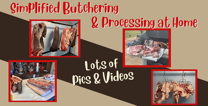 butchering and processing